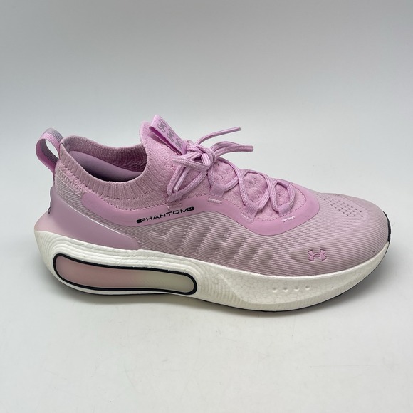 Under Armour Sneakers Womens 10 Phantom 4 Stellar 3027594-600 Pink Running Shoes - Picture 1 of 10